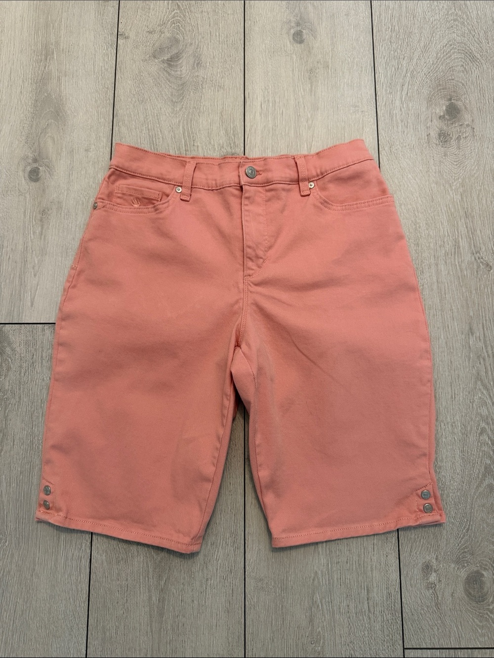 Coral Stretch Cotton Shorts, 8/29